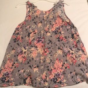 Old navy floral swing tank